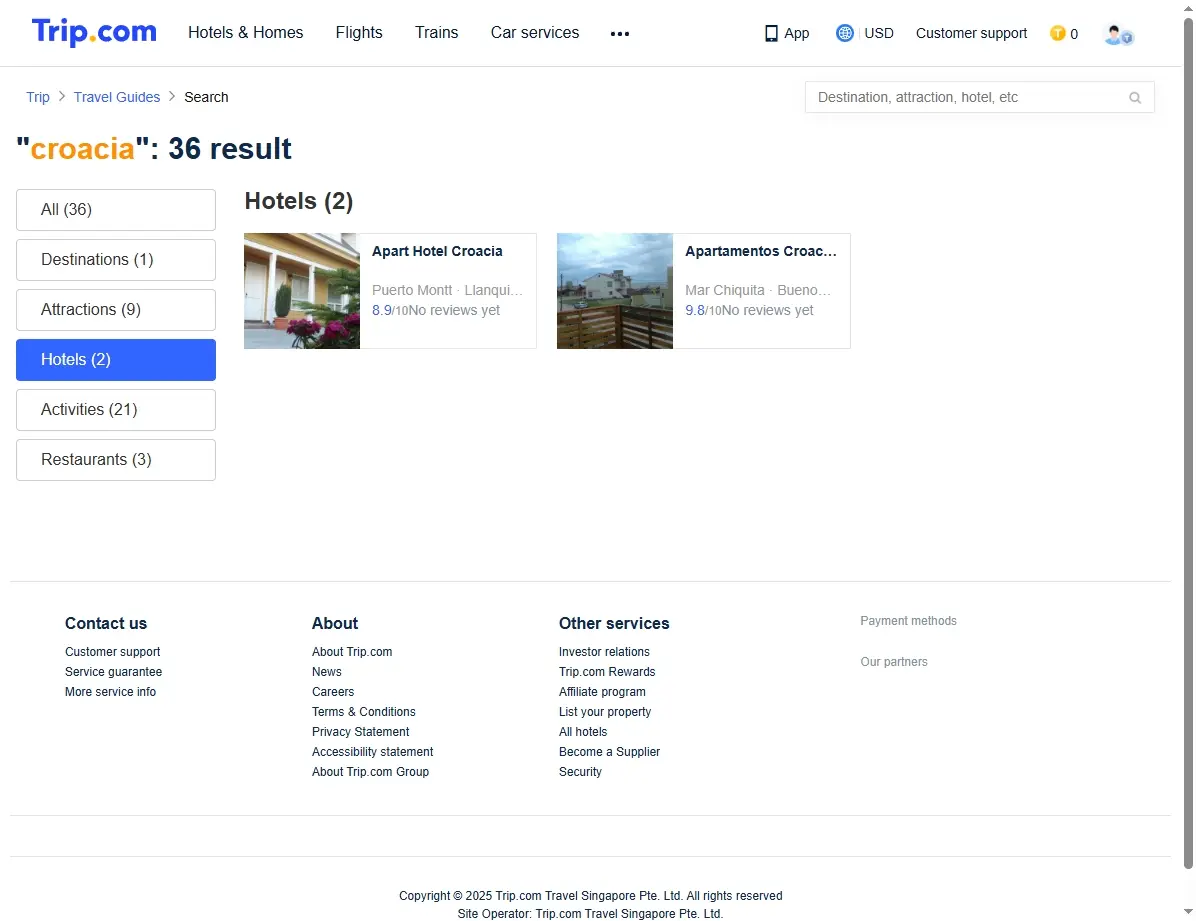 Ofertas de Hoteles en Croacia