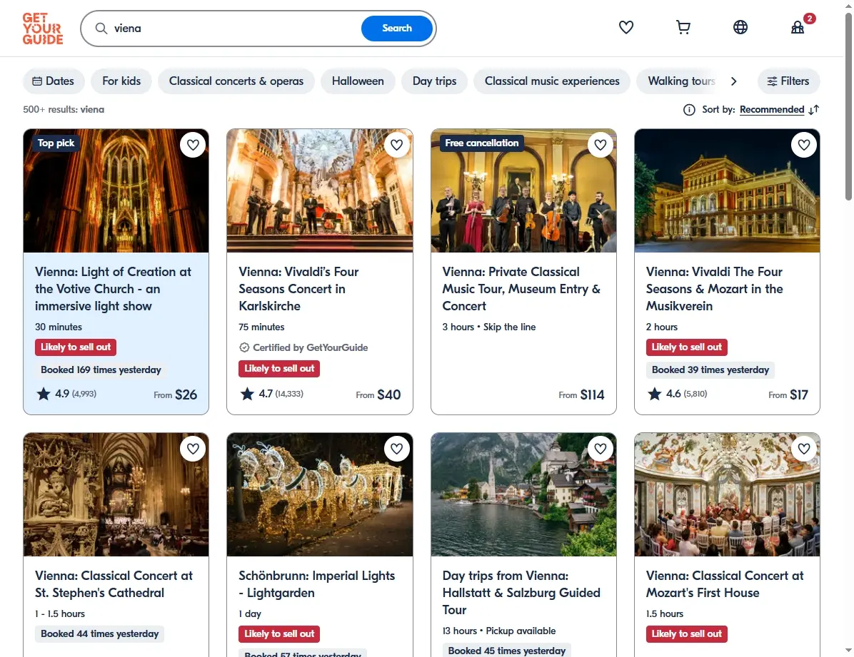 Actividades y Tours en Viena