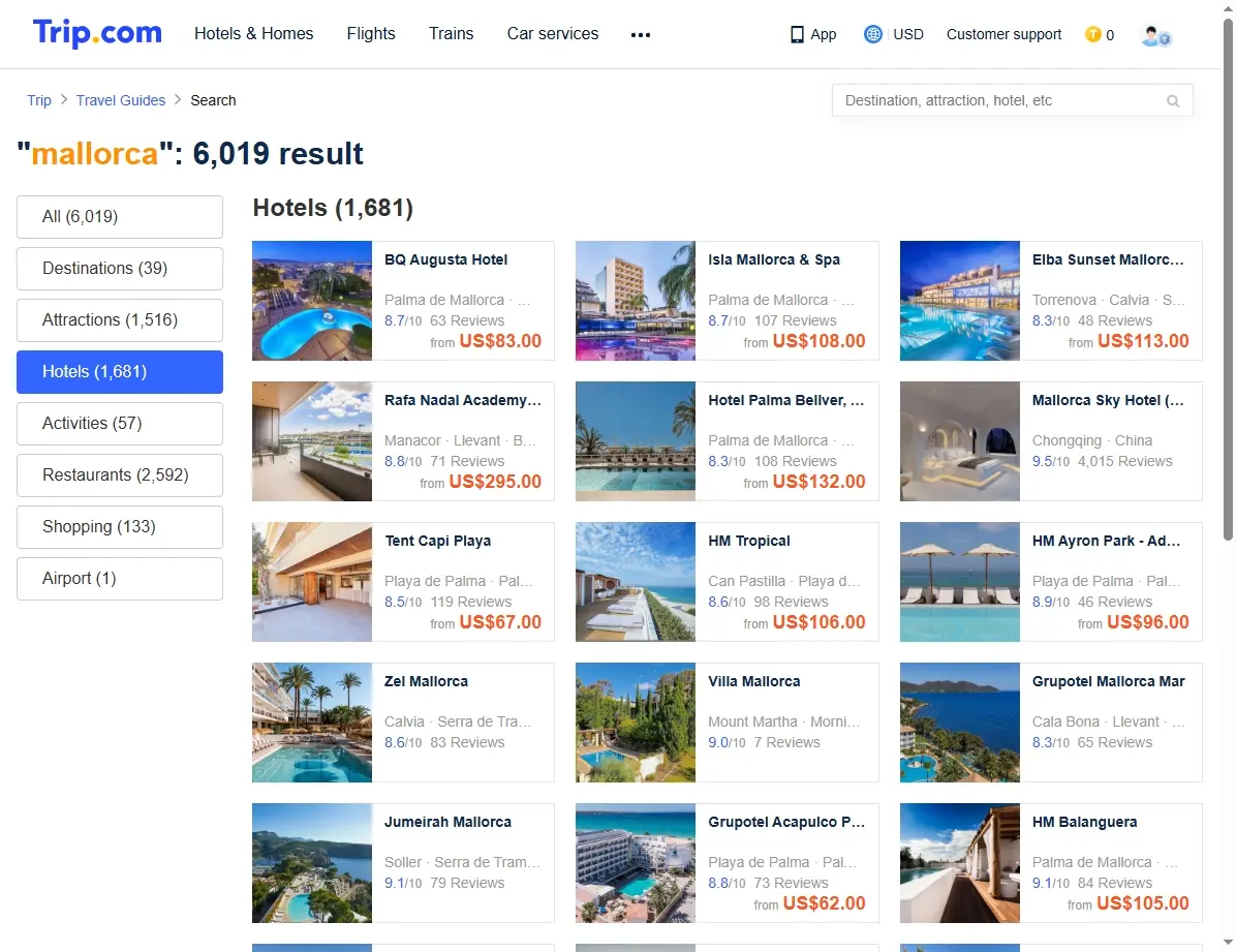 Ofertas de Hoteles en Mallorca - Trip.com