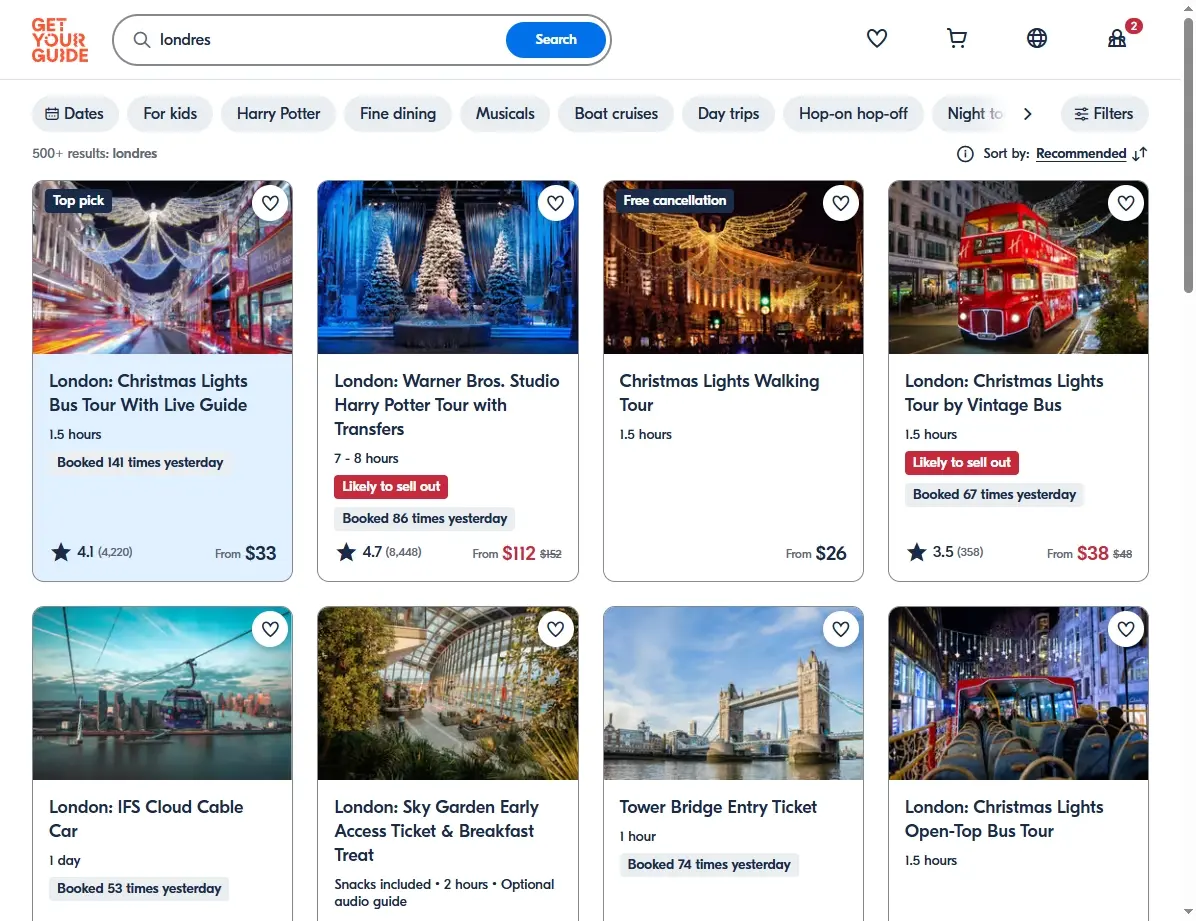 Actividades y Tours en Londres