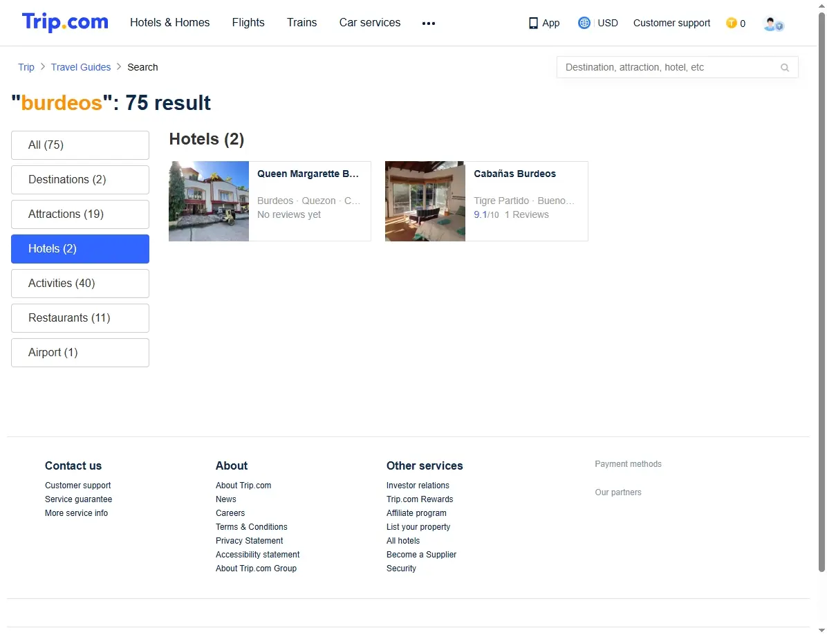 Ofertas de hoteles en Burdeos
