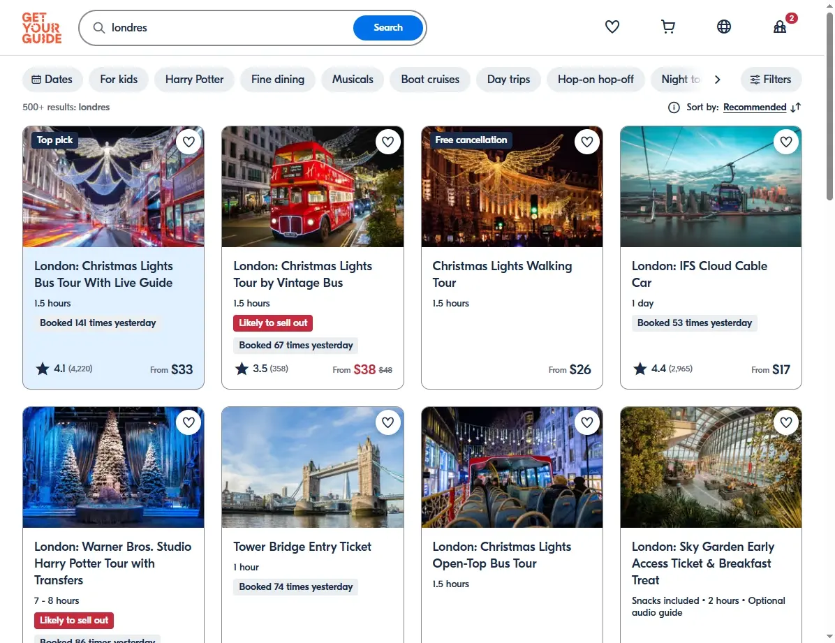 Tours y Actividades en Londres