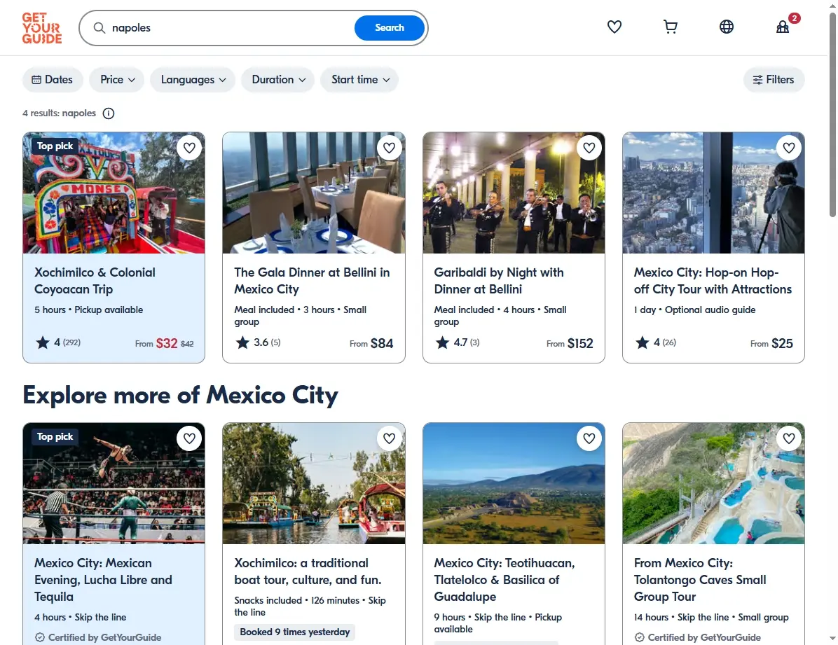 Tours y Actividades en Nápoles