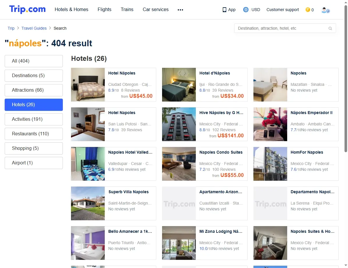 Ofertas de hoteles en Nápoles con vista al mar y al Vesubio.