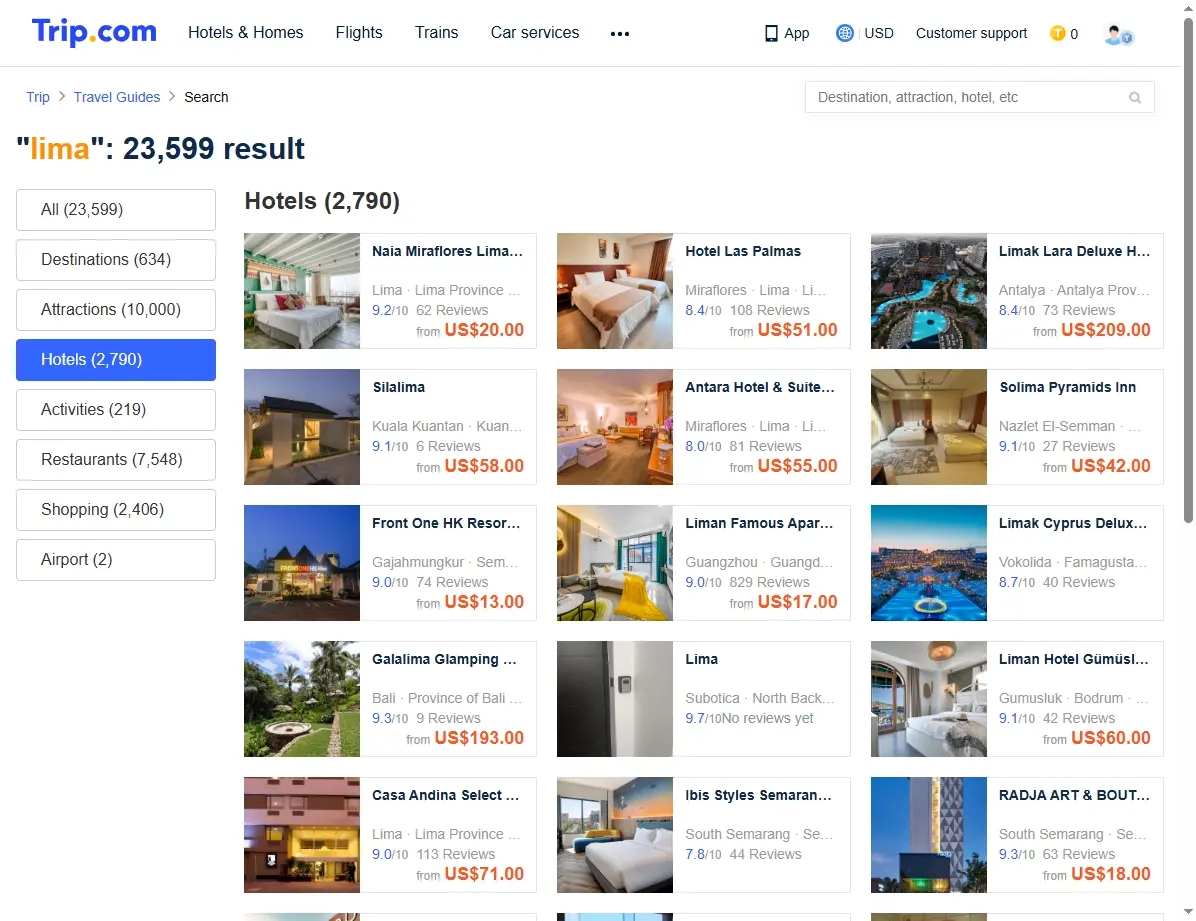 Ofertas de Hoteles en Lima - Trip.com