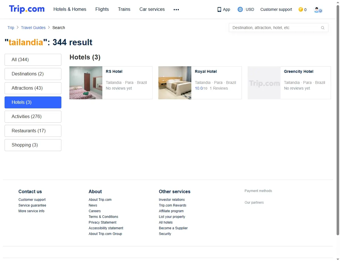 Ofertas de hoteles en Tailandia