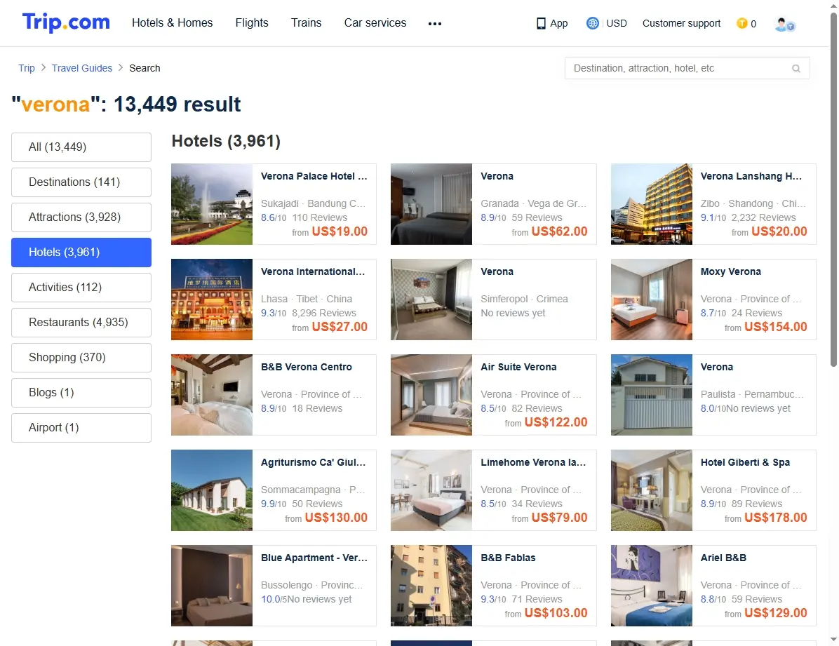 Ofertas de Hoteles en Verona