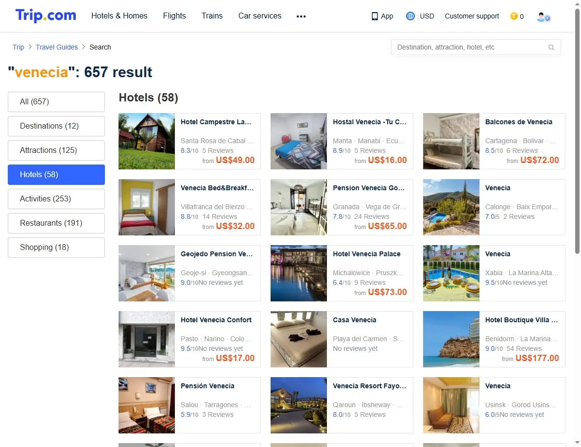 Ofertas de hoteles en Venecia al mejor precio