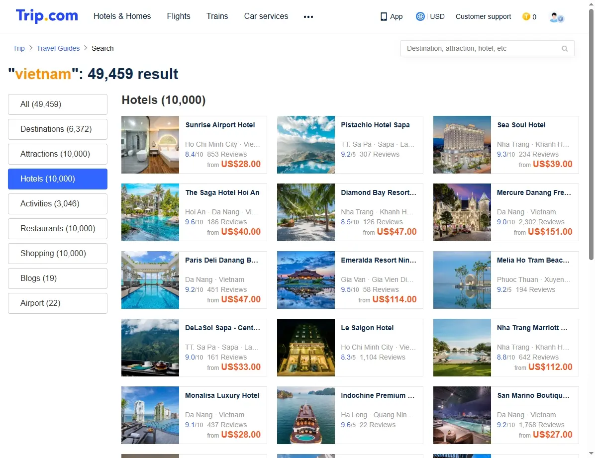 Ofertas de Hoteles en Vietnam