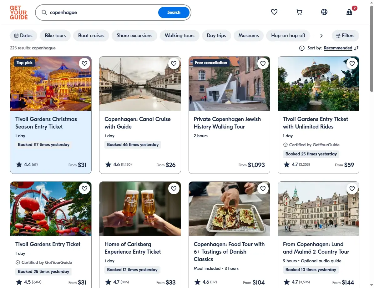Tours y Actividades en Copenhague