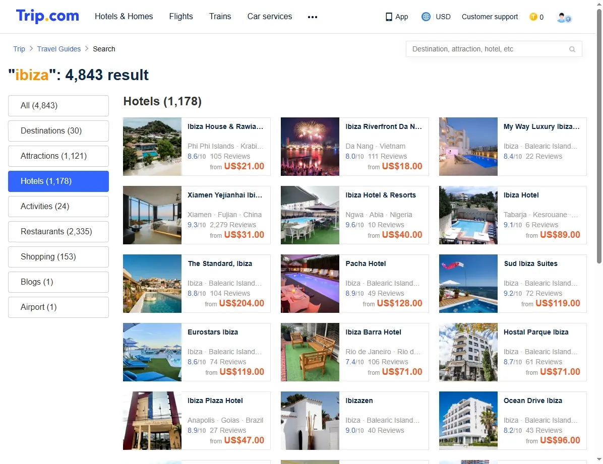 Ofertas de Hoteles en Ibiza