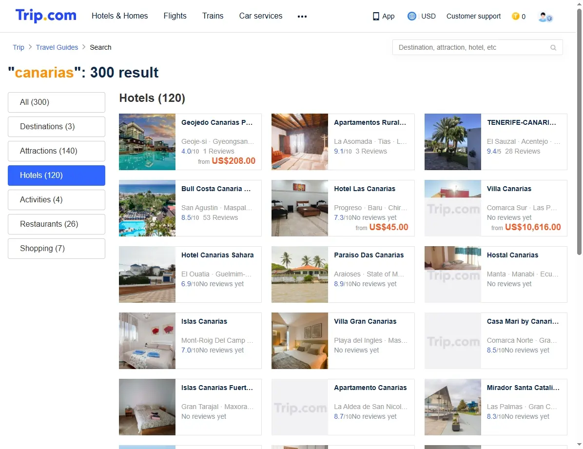 Ofertas de hoteles en Canarias
