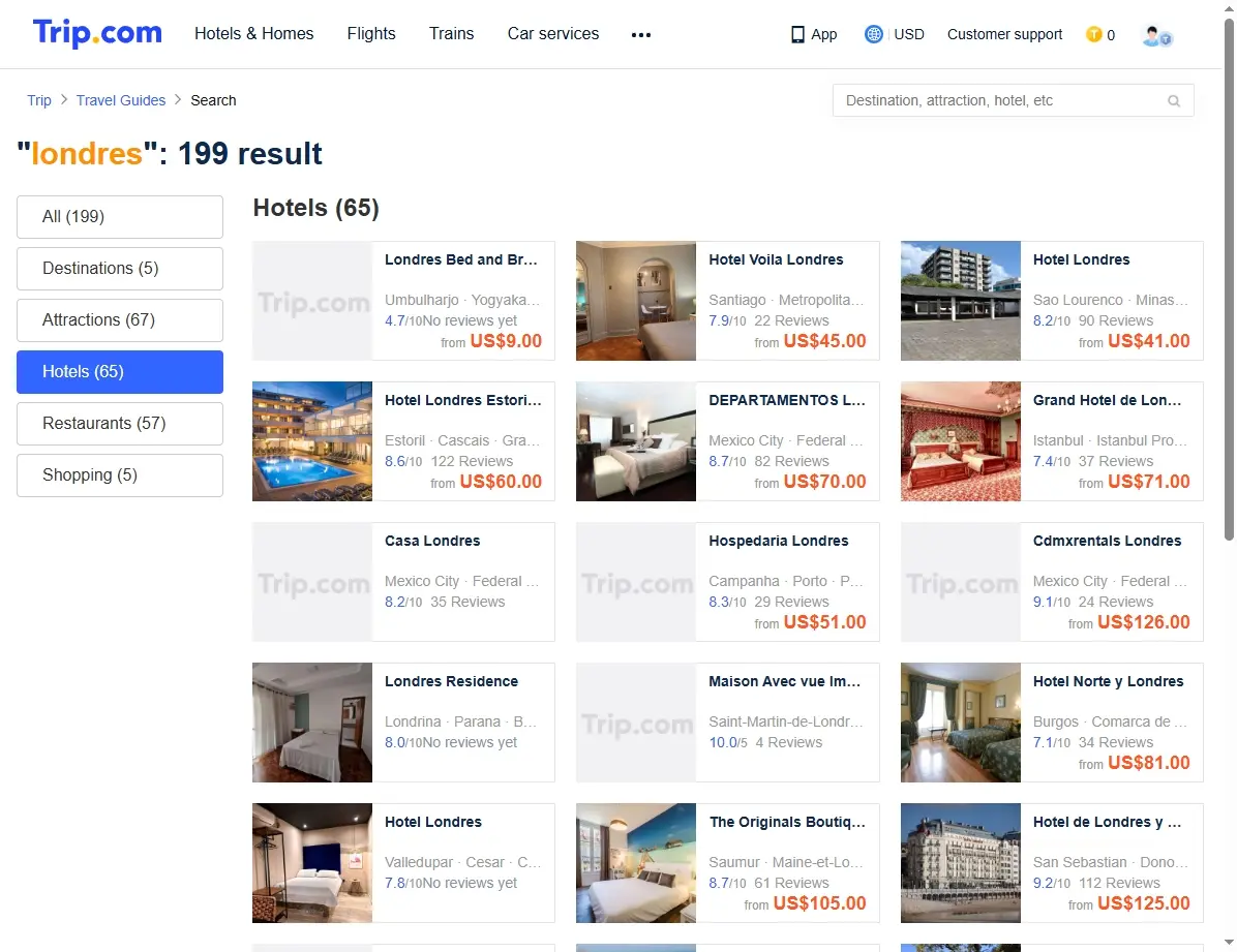 Ofertas de hoteles en Londres
