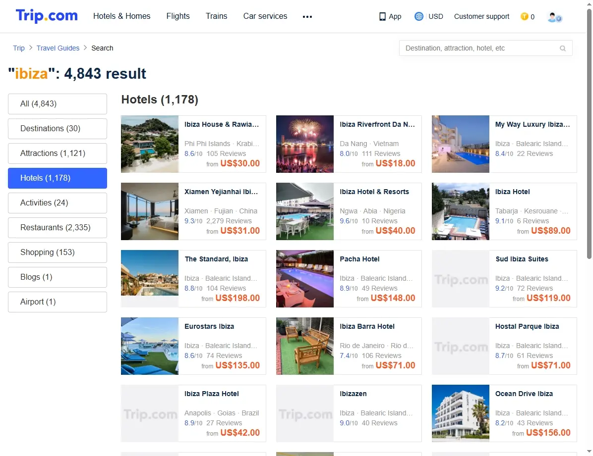 Ofertas de hoteles en Ibiza