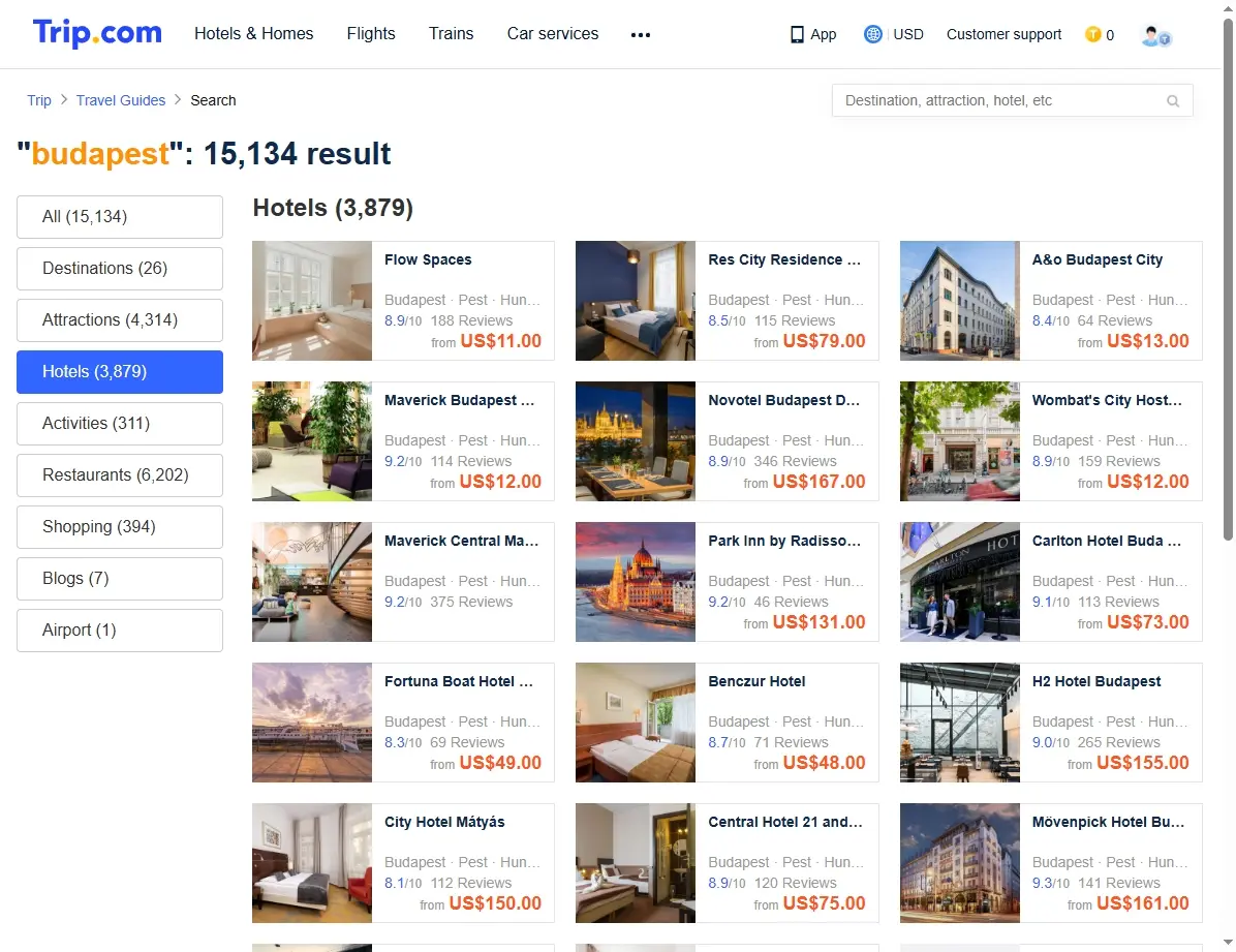 Ofertas de Hoteles en Budapest al Mejor Precio