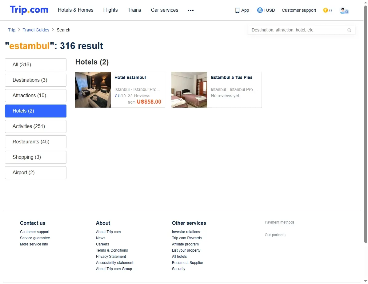 Ofertas de Hoteles en Estambul