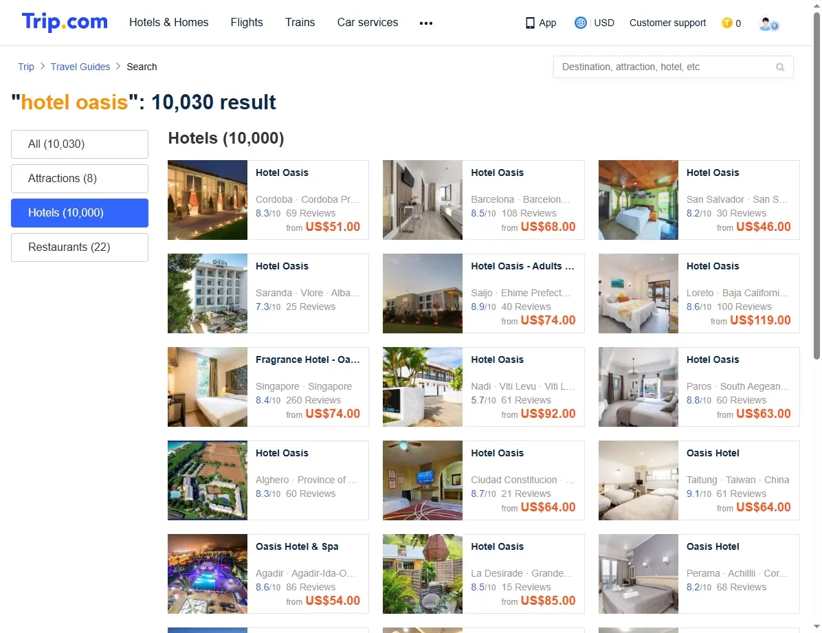Ofertas especiales de alojamiento para Hotel Oasis