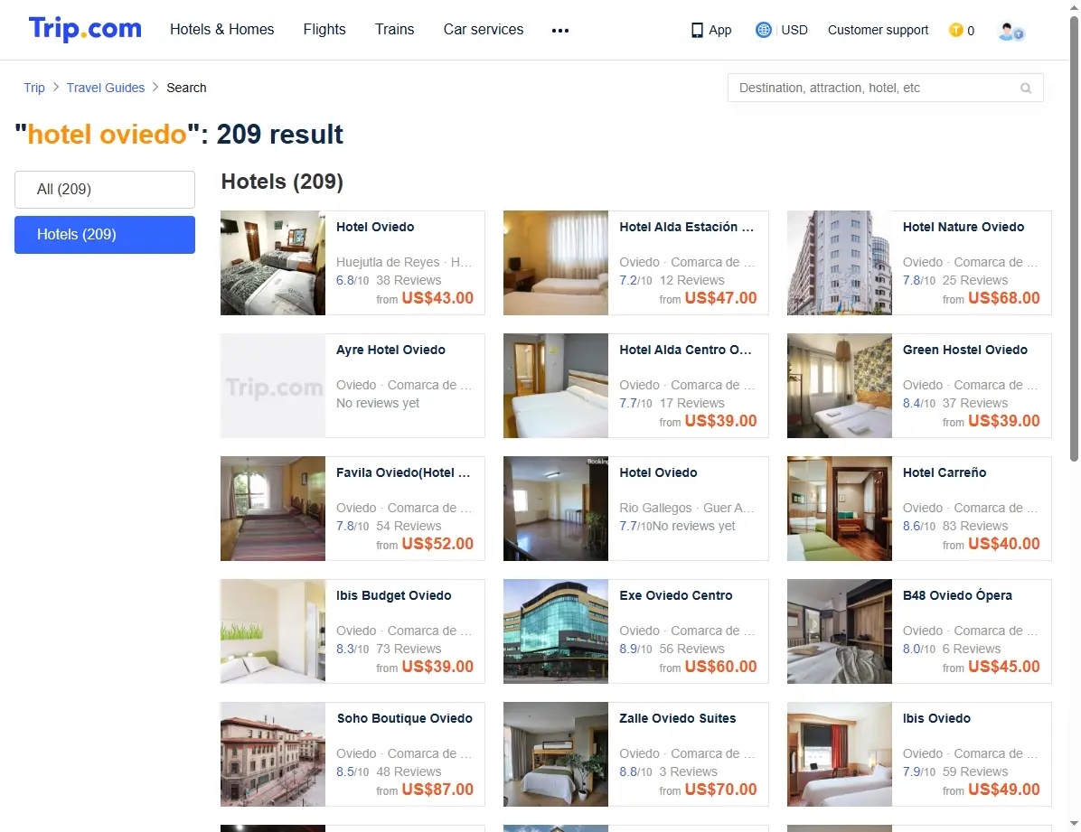 Ofertas especiales de hoteles en Oviedo