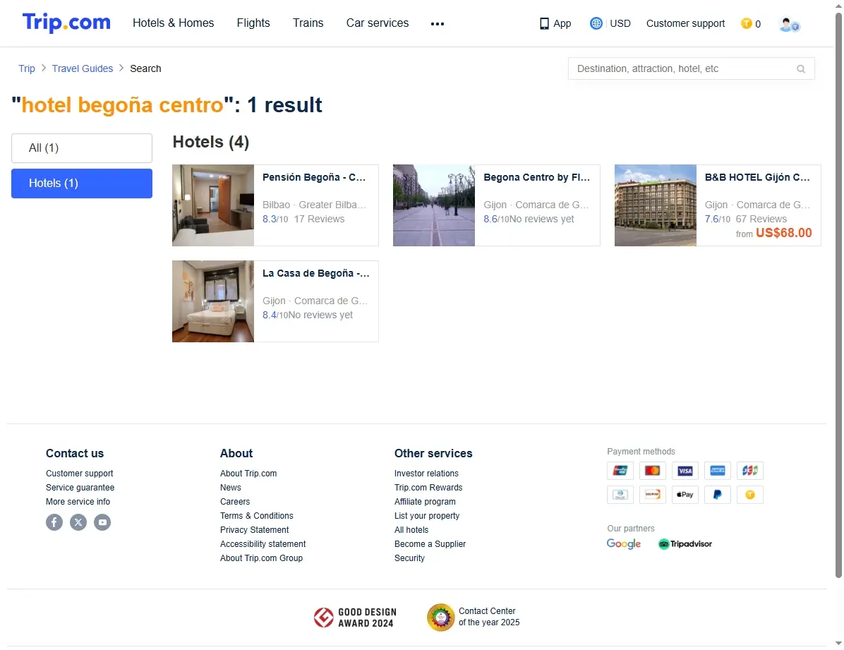 Ofertas especiales para el Hotel Begoña Centro en Gijón