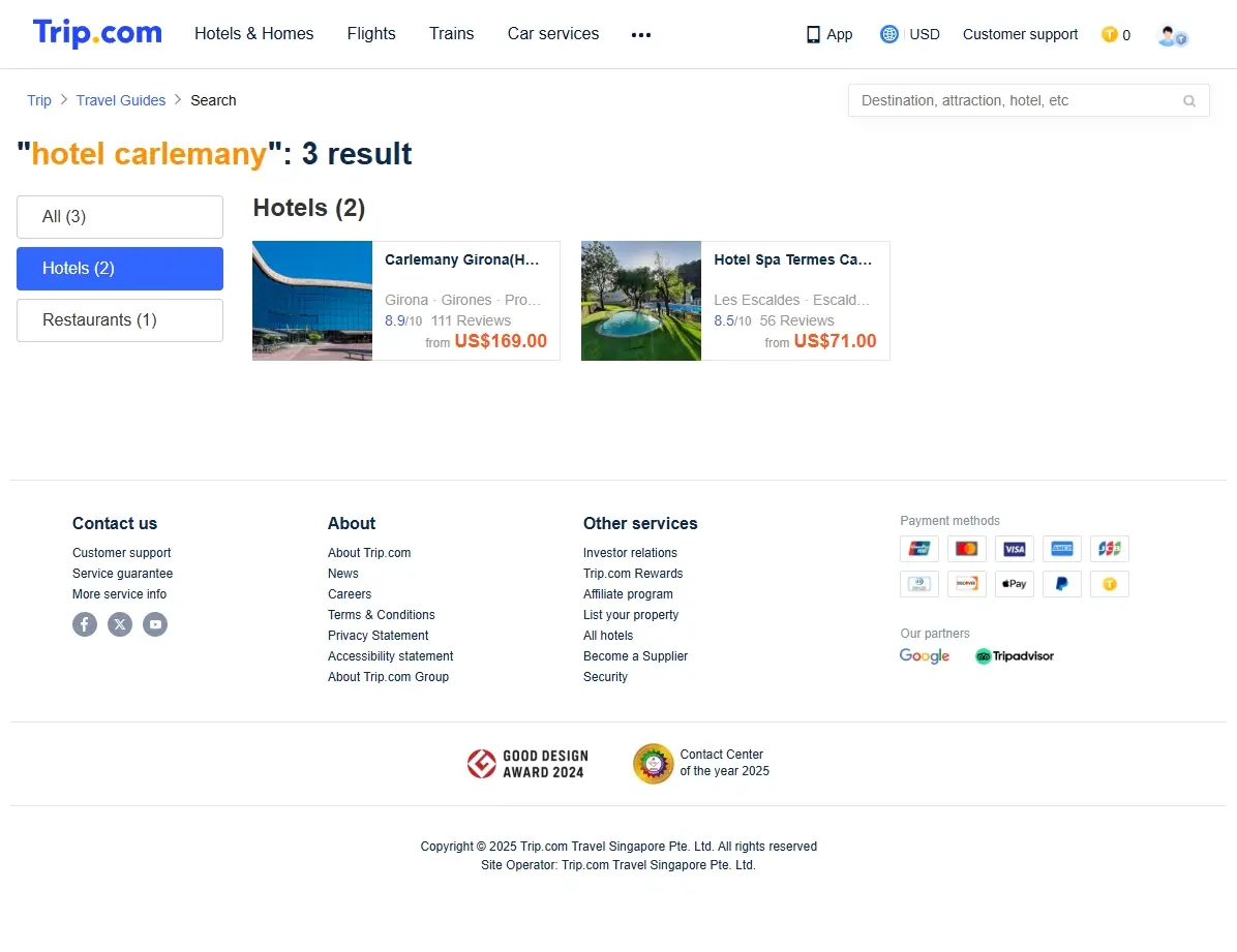 Ofertas especiales Hotel Carlemany