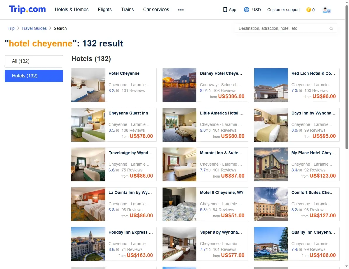Ofertas especiales de hoteles para el Hotel Cheyenne