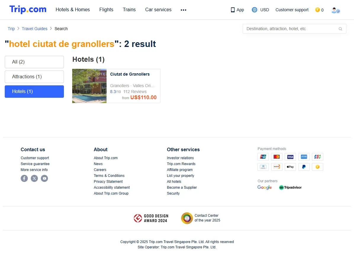 Ofertas especiales para el Hotel Ciutat de Granollers