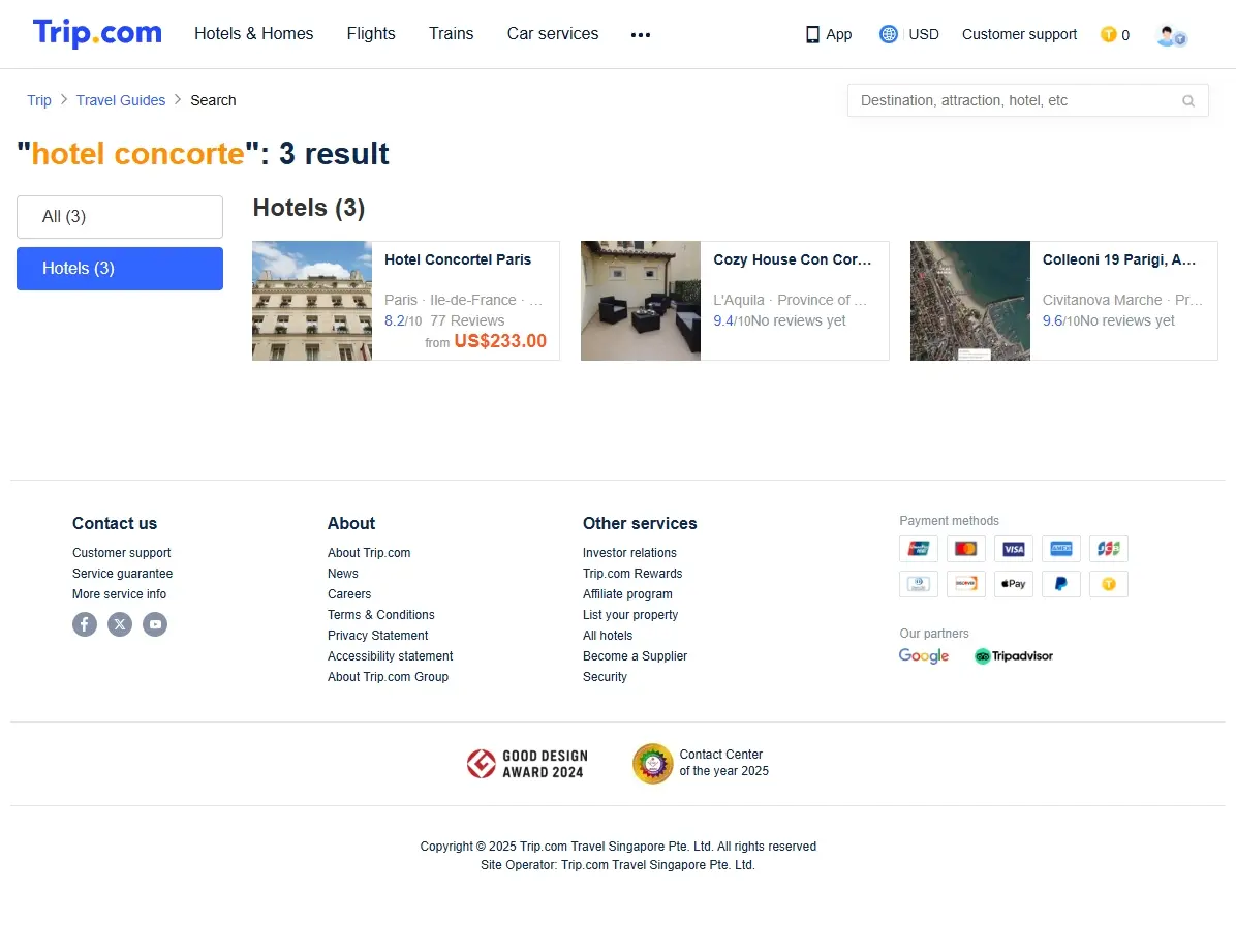 Ofertas especiales de hoteles y vuelos en Trip.com