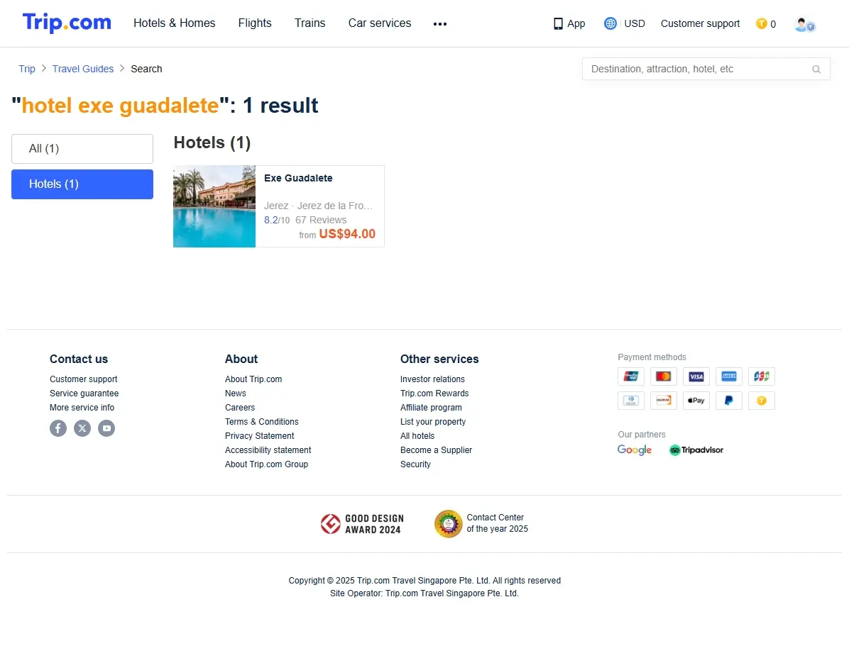 Ofertas especiales para el Hotel Exe Guadalete