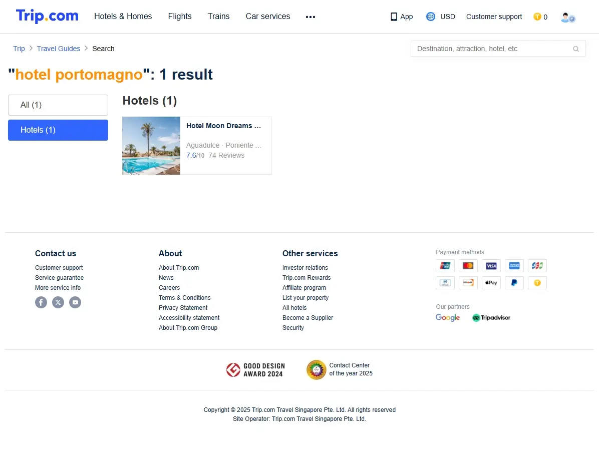 Ofertas especiales para el Hotel Portomagno