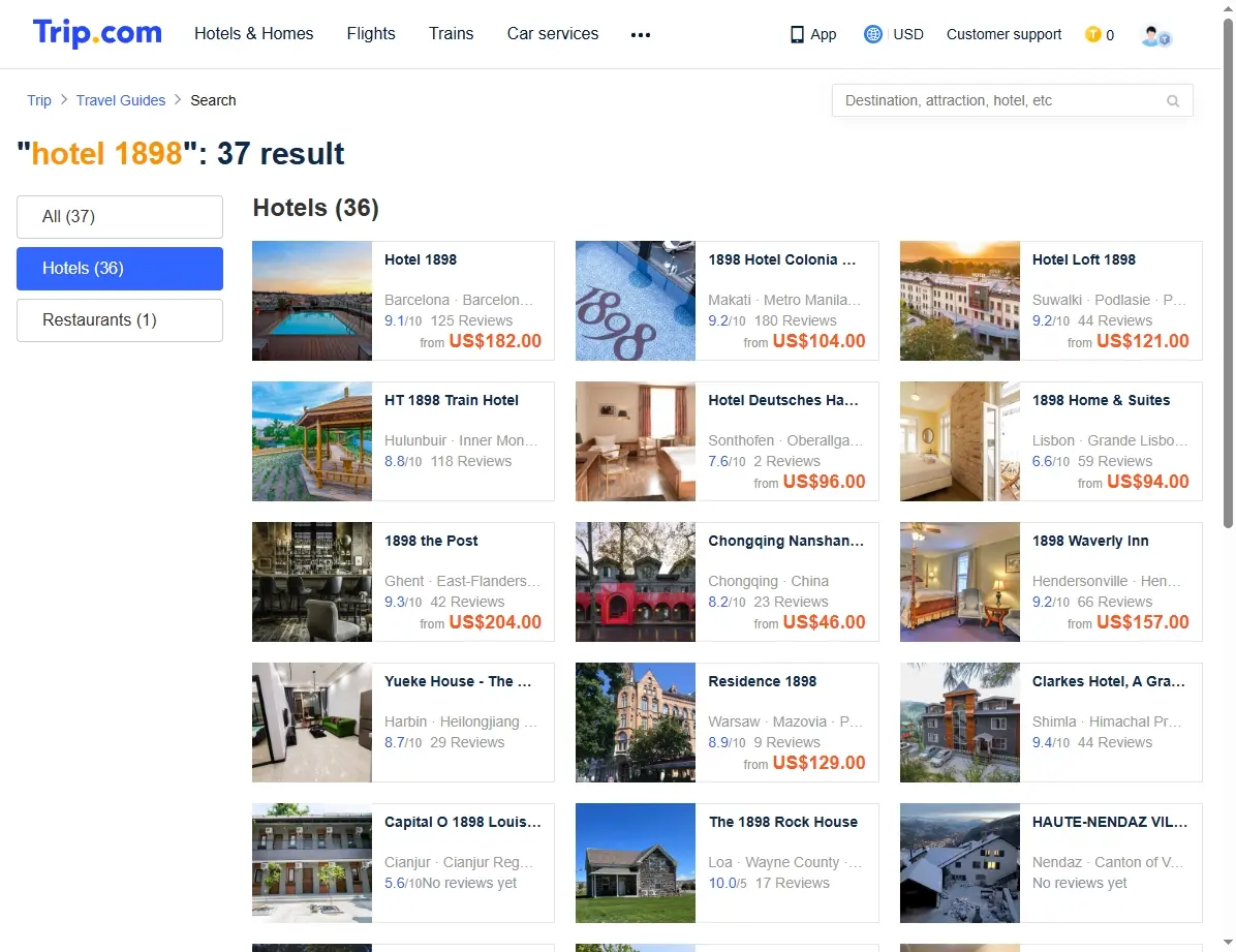 Descubre ofertas especiales para el Hotel 1898