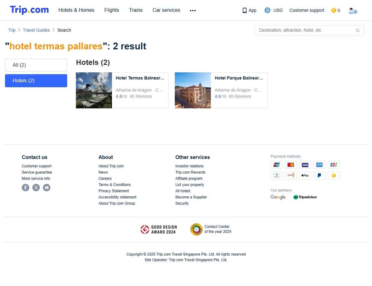 Ofertas de reserva para el Hotel Termas Pallares