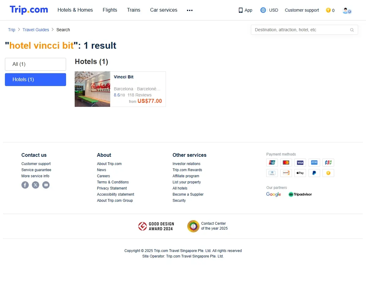 Descubre ofertas especiales en la web de reservas de hotel para el Vincci Bit