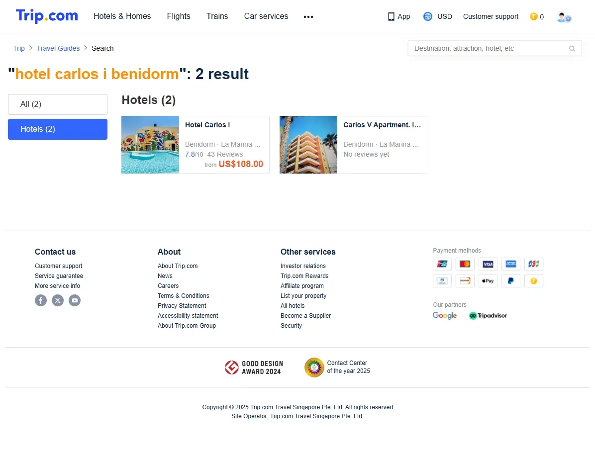 Ofertas del Hotel Carlos I Benidorm en Trip.com