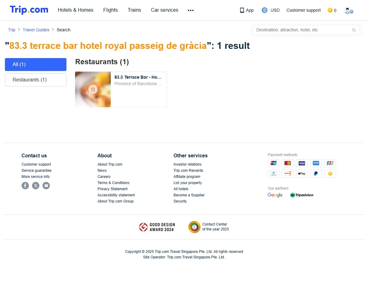 Ofertas de hoteles para 83.3 terrace bar hotel royal passeig de gràcia