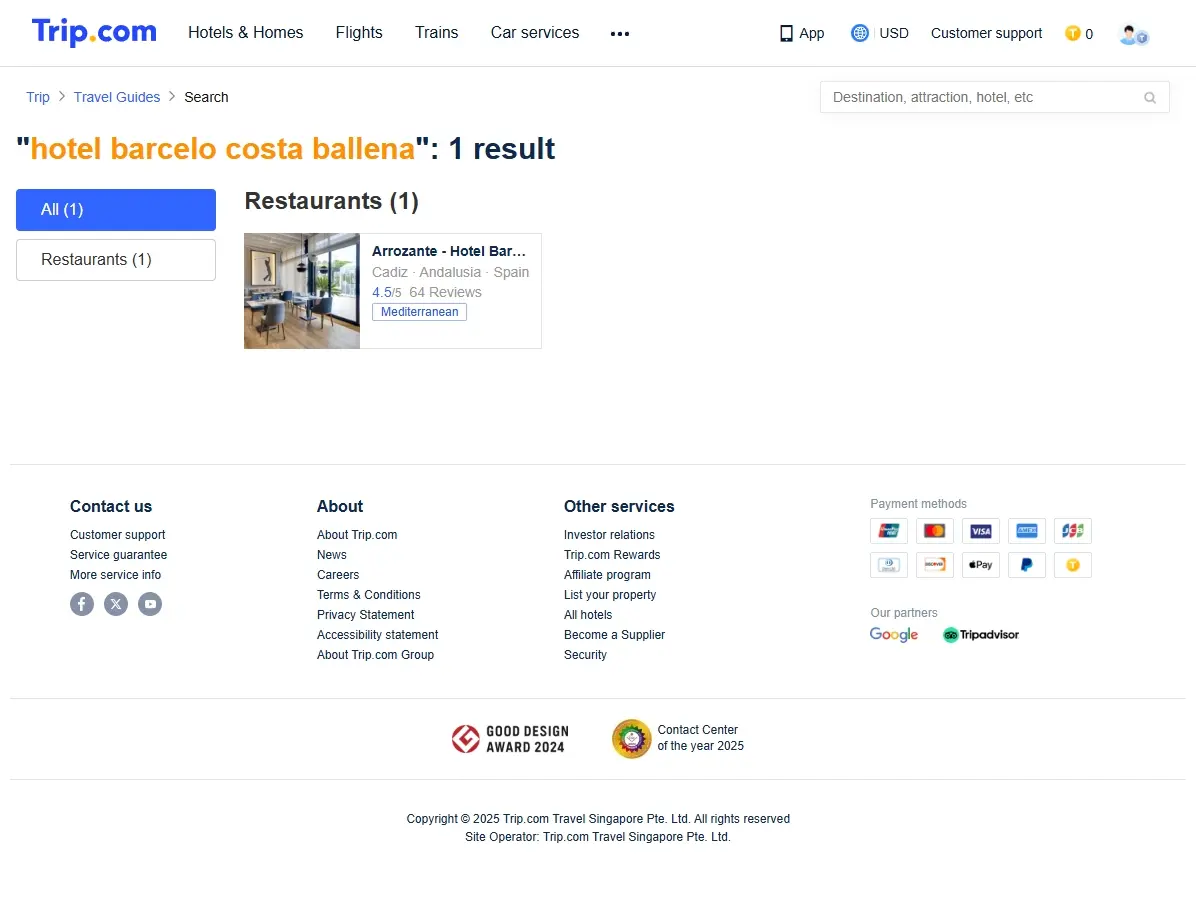 Ofertas del Hotel Barceló Costa Ballena en Trip.com