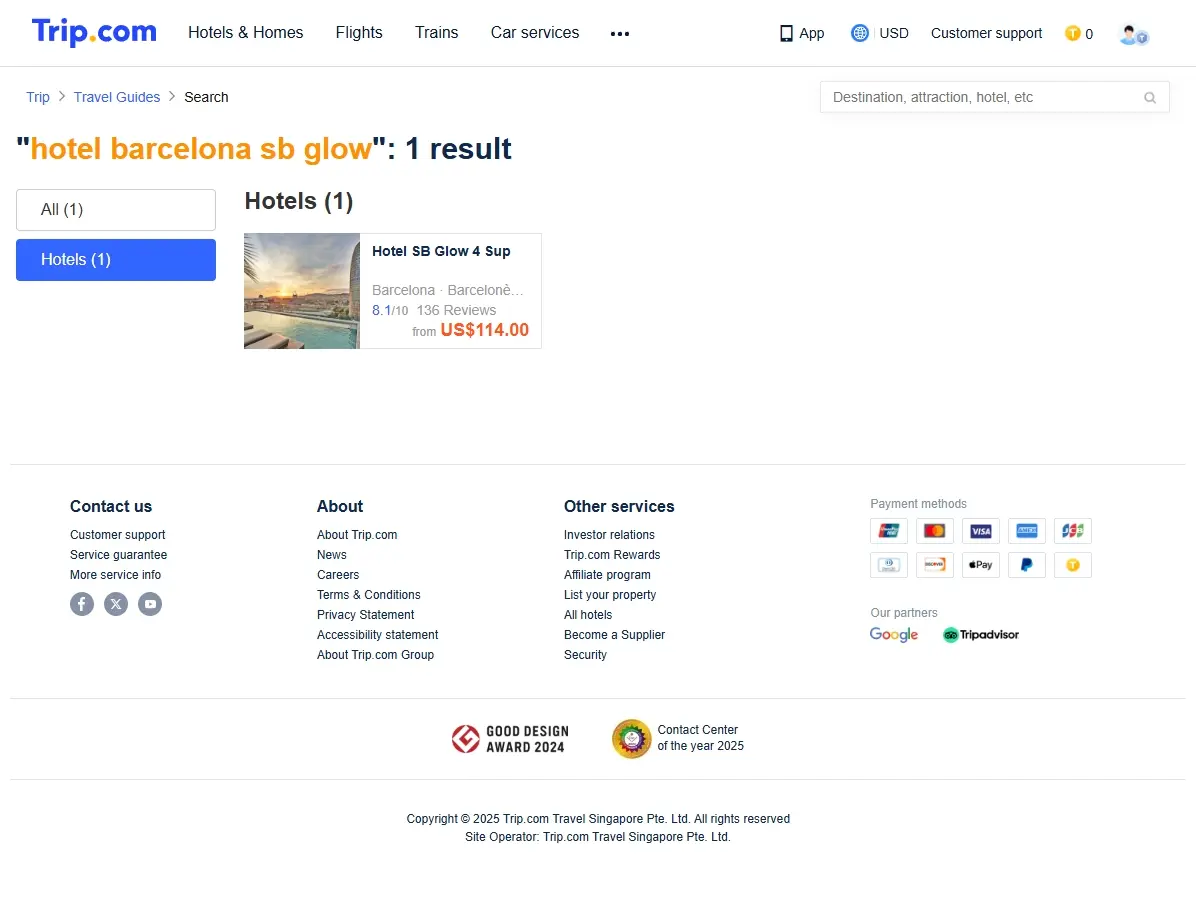 Ofertas especiales para el Hotel Barcelona SB Glow