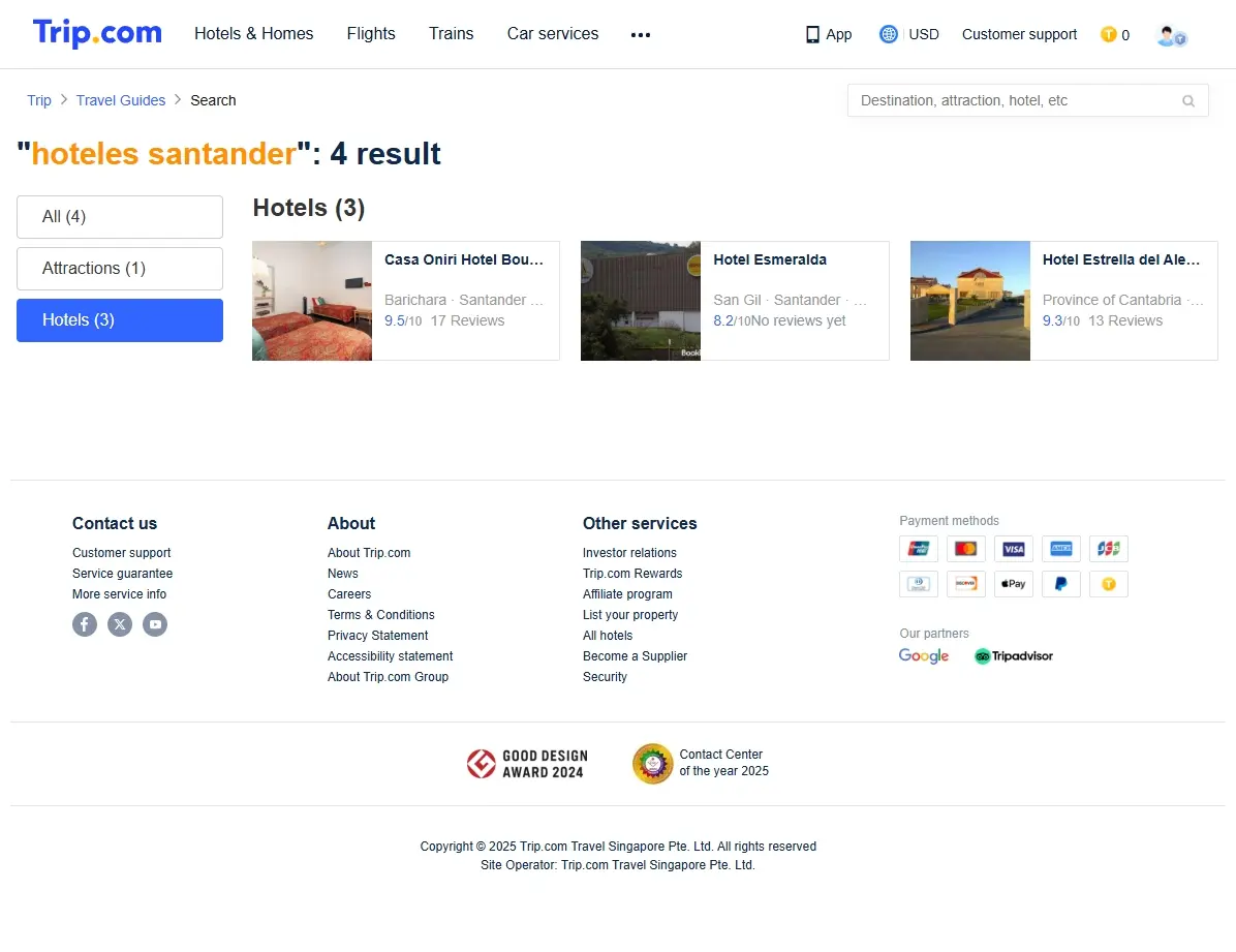Plataforma de Reservas con Ofertas para Hoteles en Santander