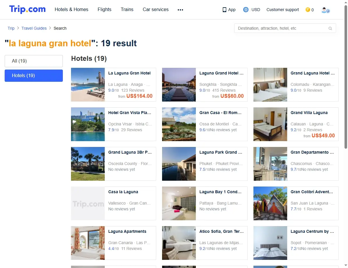 Ofertas de Alojamiento La Laguna Gran Hotel
