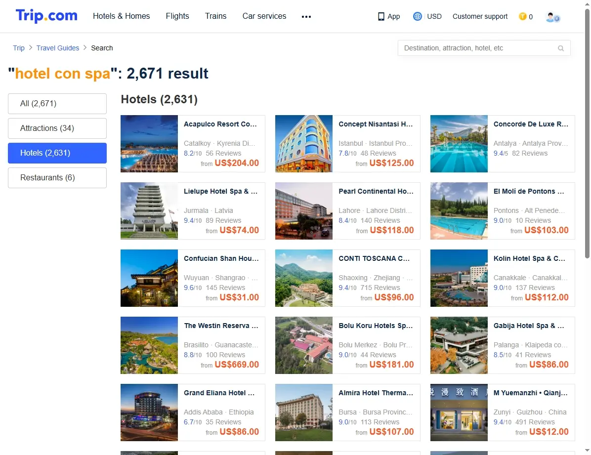 Descubre ofertas especiales de hoteles con spa.