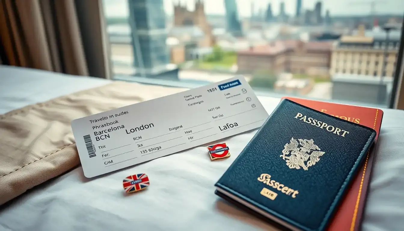 vuelos a londres desde barcelona
