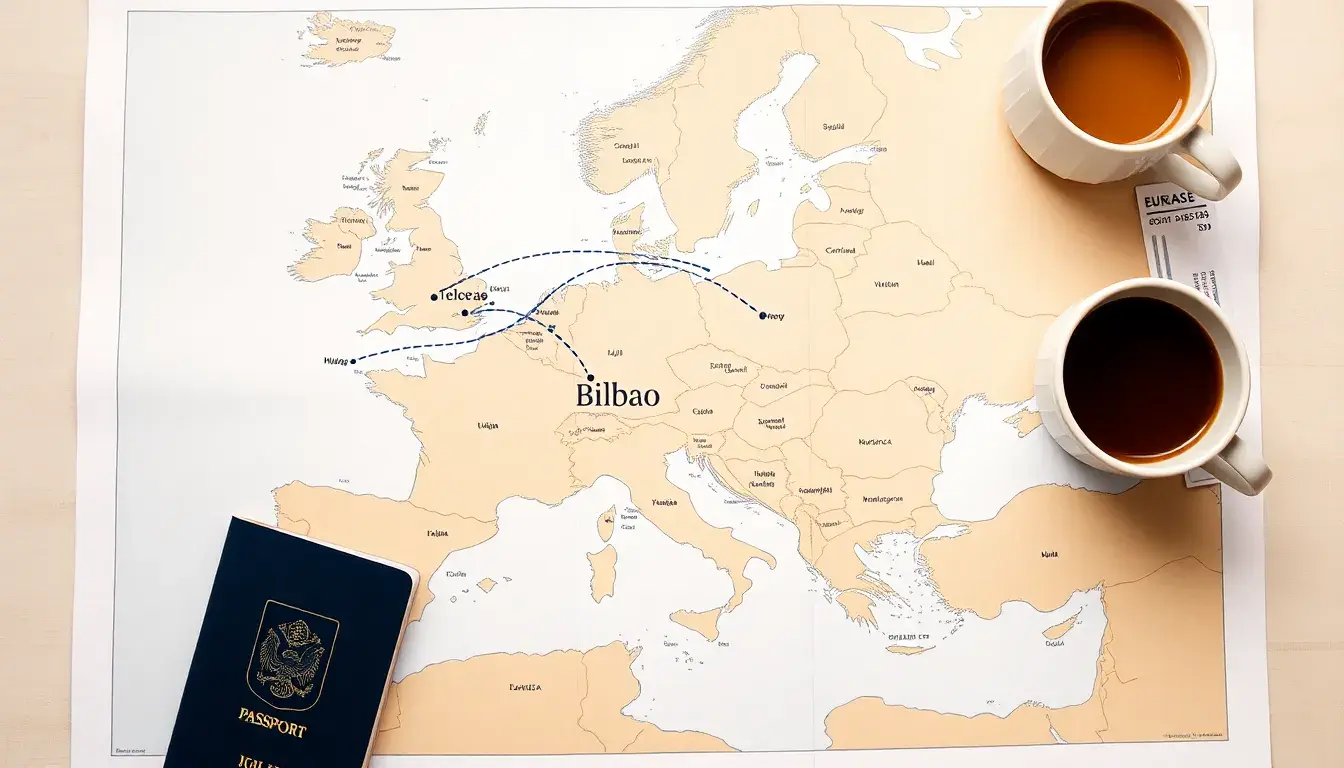 vuelos directos desde bilbao a europa