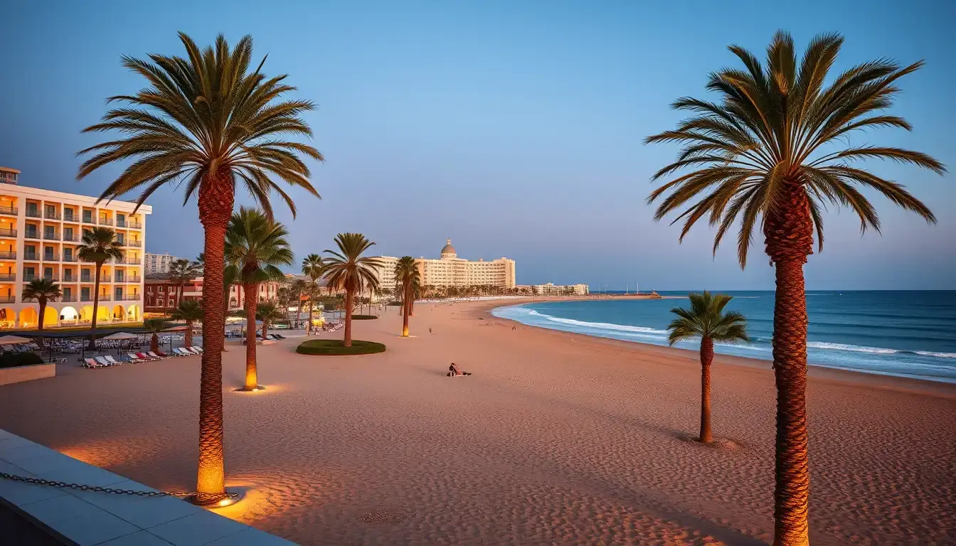 hoteles en cadiz playa